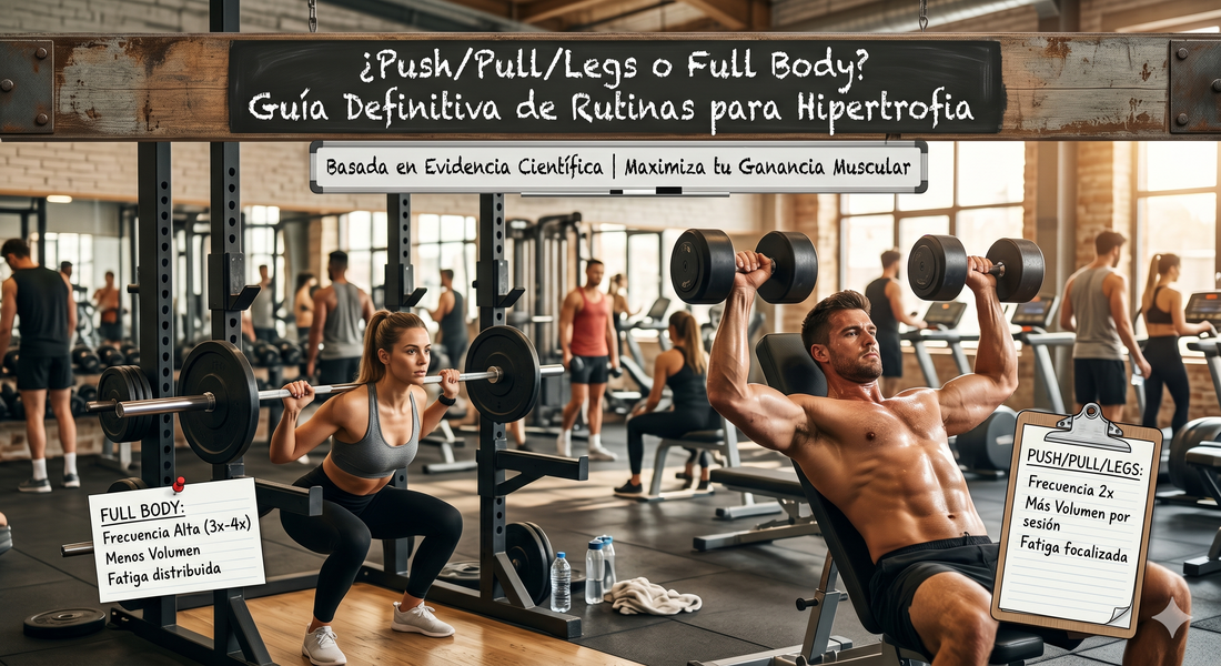 ¿Push/Pull/Legs o Full Body? Guía Definitiva de Rutinas para Hipertrofia
