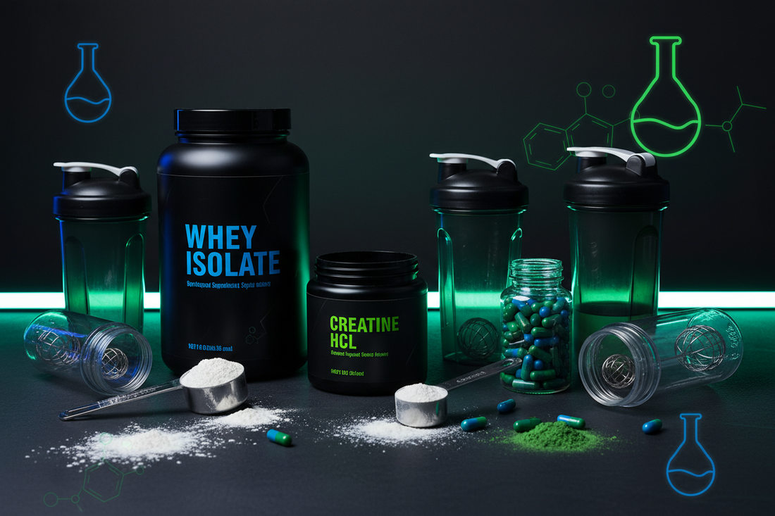 Guía de suplementación deportiva basada en evidencia: creatina, proteína, cafeína y mitos del marketing